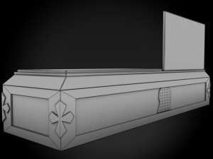 high def coffin mary Model 3D