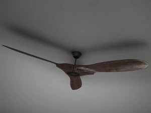 3d hd fan propeller aviator model 3D Model