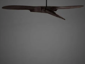 3d hd fan propeller aviator model 3D Model