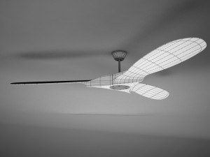 3d hd fan propeller aviator model 3D 모델