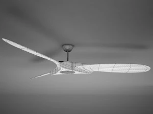 3d hd fan propeller aviator model 3D Model