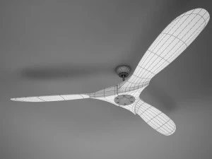 3d hd fan propeller aviator model 3D Model