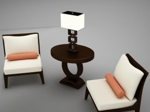living room collection 3 3D Model