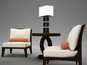 living room collection 3 3D Model