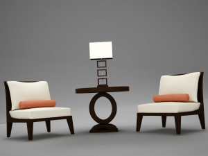 living room collection 3 3D Model