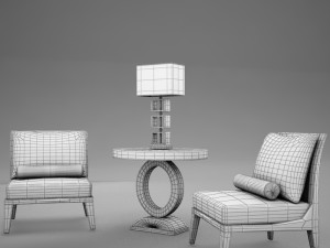 living room collection 3 3D Model