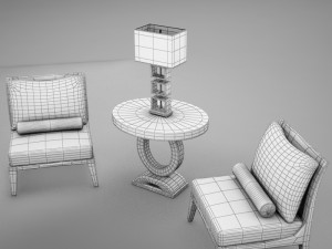 living room collection 3 3D Model