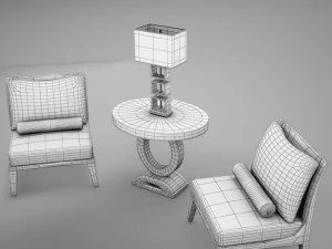 living room collection 3 3D Model