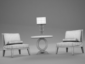 living room collection 3 3D Model