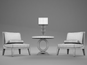 living room collection 3 3D Model