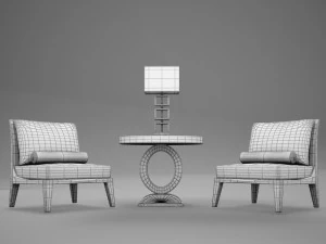 living room collection 3 3D Model