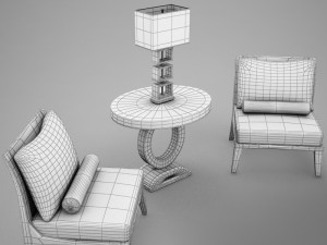 living room collection 3 3D Model