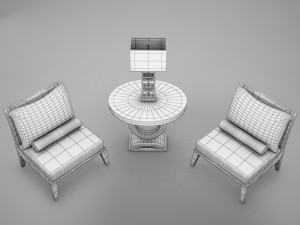 living room collection 3 3D Model