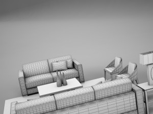 living room collection 3D Model
