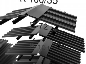 metal roof collection 3D 模型