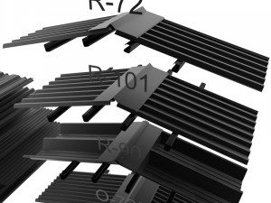 metal roof collection 3D 模型
