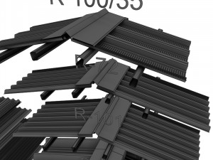 metal roof collection 3D 模型
