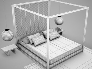 bedroom06zip Modello 3D