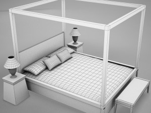 cuarto completo01 Modèle 3D