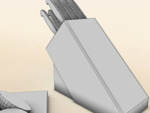 tomatoes and knifes 3D Model
