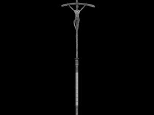 popes crucifix 3D Model