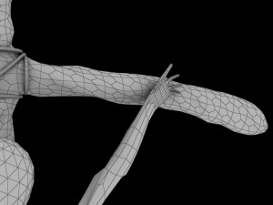 popes crucifix 3D Model
