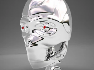 głowa robota Model 3D