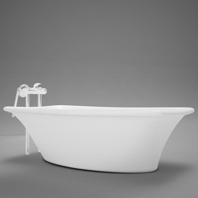 moder clasic hot tub 3D 모델 .c4d .max .obj .3ds .fbx .stl .blend