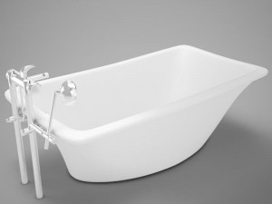 moder clasic hot tub 3D 모델