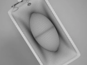 moder clasic hot tub 3D Model