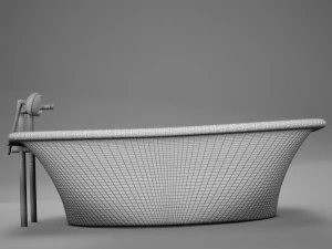moder clasic hot tub 3D Model