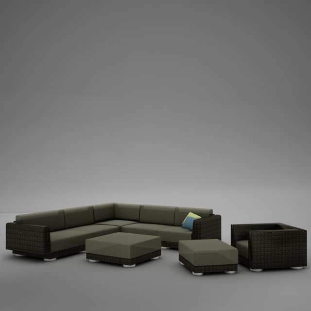 sofa patio 4 Modello 3D .c4d .max .obj .3ds .fbx .stl .blend 