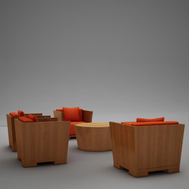 tropical living room 001 3D-Modell .c4d .max .obj .3ds .fbx .stl .blend 