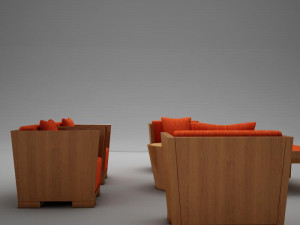 tropical living room 001 3D-Modell