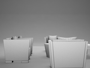 tropical living room 001 3D-Modell