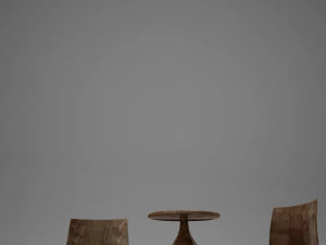 table chairs tropical 3D Model
