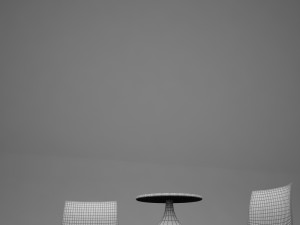 table chairs tropical 3D Model