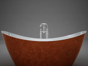 heritage hylton copper bath 3D Model