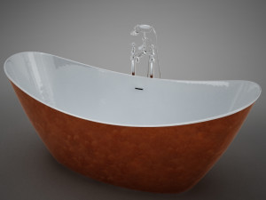 heritage hylton copper bath 3D मॉडल
