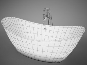 heritage hylton copper bath 3D मॉडल