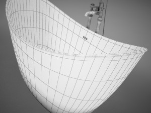 heritage hylton copper bath 3D मॉडल