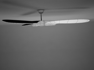 hd fan propeller aviator Model 3D