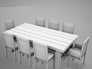 dinning 3D Model