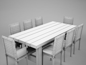 dinning 3D Model