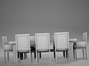 dinning 3D Model