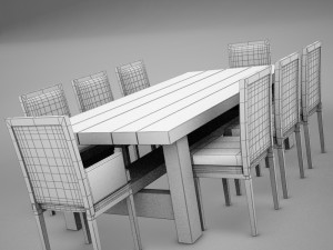 dinning 3D Model