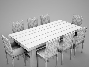 dinning 3D Model