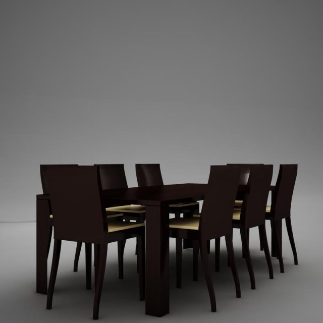 dinning06 Modello 3D .c4d .max .obj .3ds .fbx .stl .blend