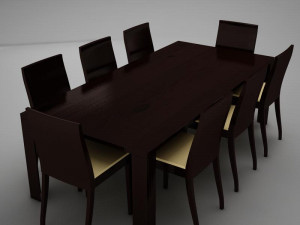dinning06 Modello 3D