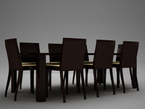 dinning06 Modello 3D
